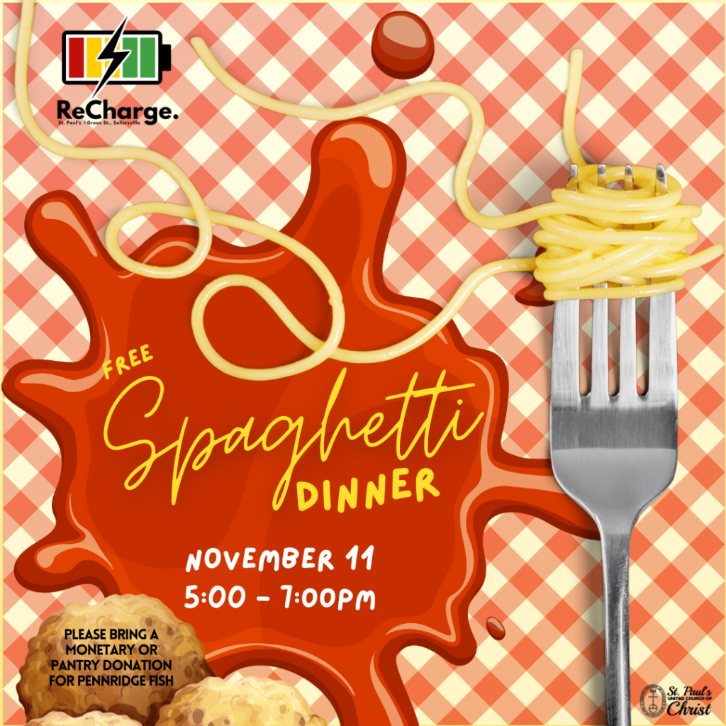 Spaghetti Dinner St. Pauls UCC Sellerville